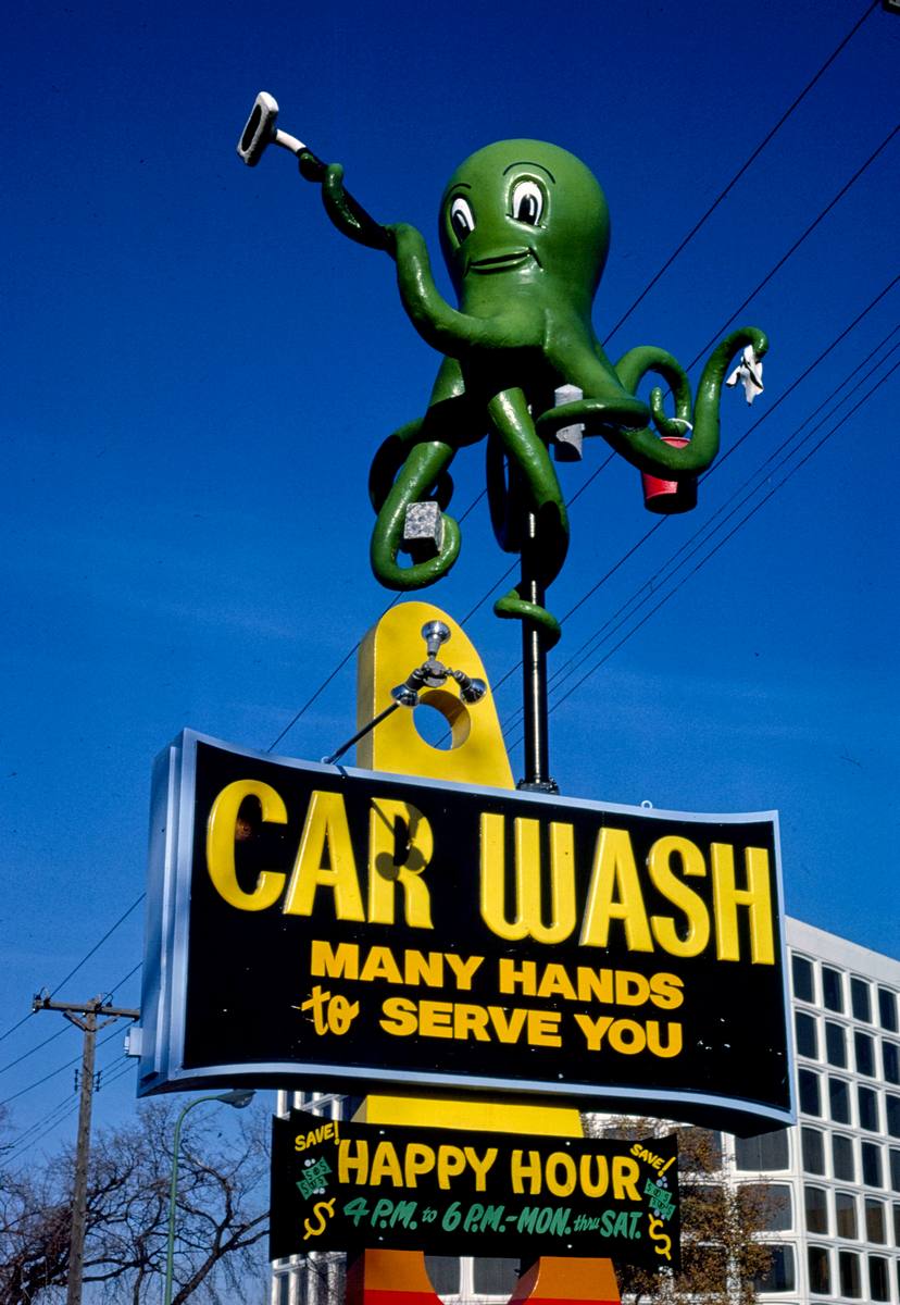 Historic Photo 1981 Octopus Car Wash, Minneapolis, Minnesota Margo