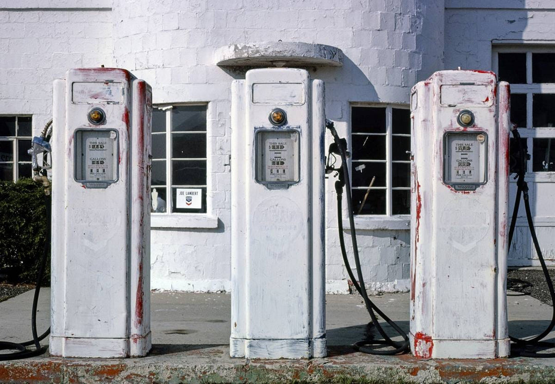 Historic Photo : 1980 Gas pump, old Route 89, Lehi, Utah | Margolies | Roadside America Collection | Vintage Wall Art :