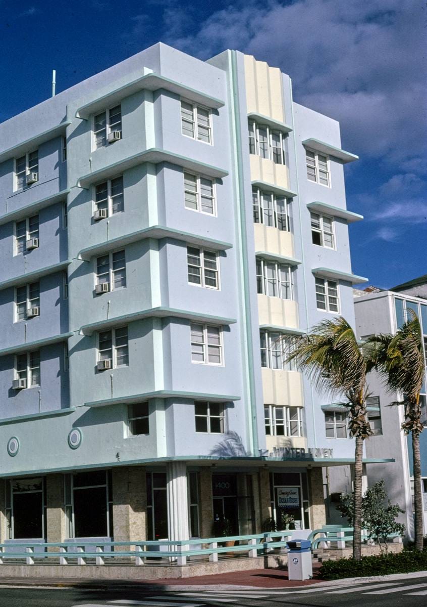 Historic Photo : 1990 Winter Haven Hotel, Miami Beach, Florida | Margolies | Roadside America Collection | Vintage Wall Art :