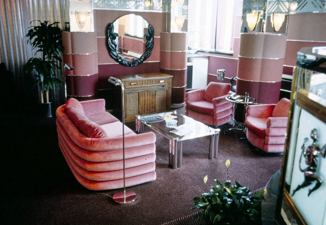 Historic Photo : 1985 Valentino Suite, Sands Hotel, Atlantic City, New Jersey | Margolies | Roadside America Collection | Vintage Wall Art :