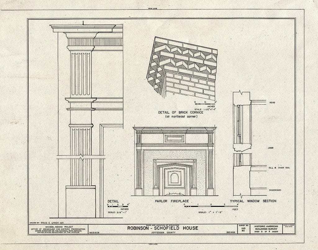 Fireplace Drawing Details