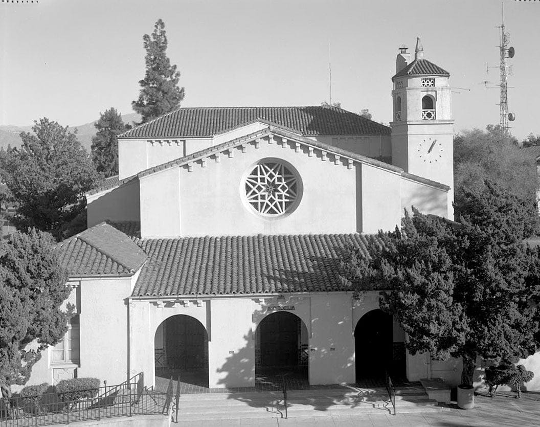 Historic Photo : San Bernardino Valley College, Auditorium, 701 South Mount Vernon Avenue, San Bernardino, San Bernardino County, CA 1 Photograph