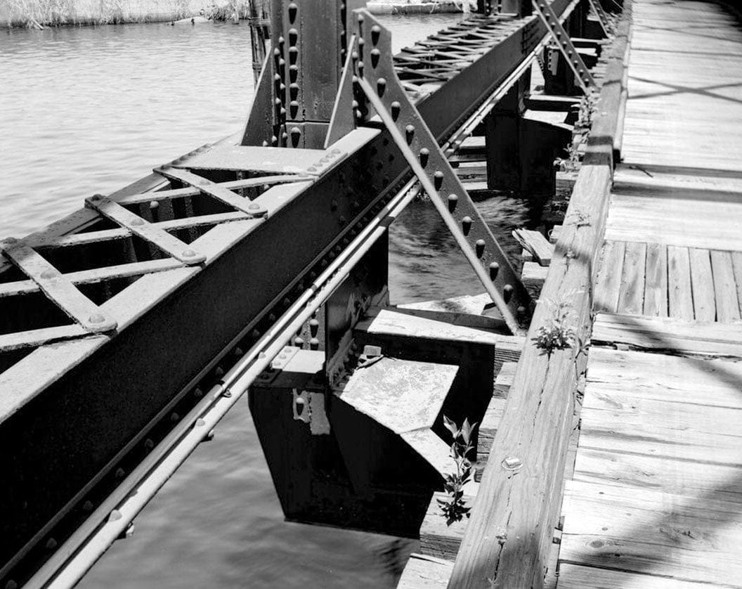 Historic Photo : Seddon Island Scherzer Rolling Lift Bridge, Spanning Garrison Channel from Tampa to Sedden Island, Tampa, Hillsborough County, FL 1 Photograph