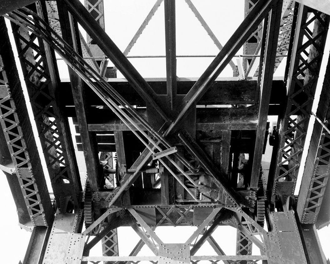 Historic Photo : Seddon Island Scherzer Rolling Lift Bridge, Spanning Garrison Channel from Tampa to Sedden Island, Tampa, Hillsborough County, FL 2 Photograph