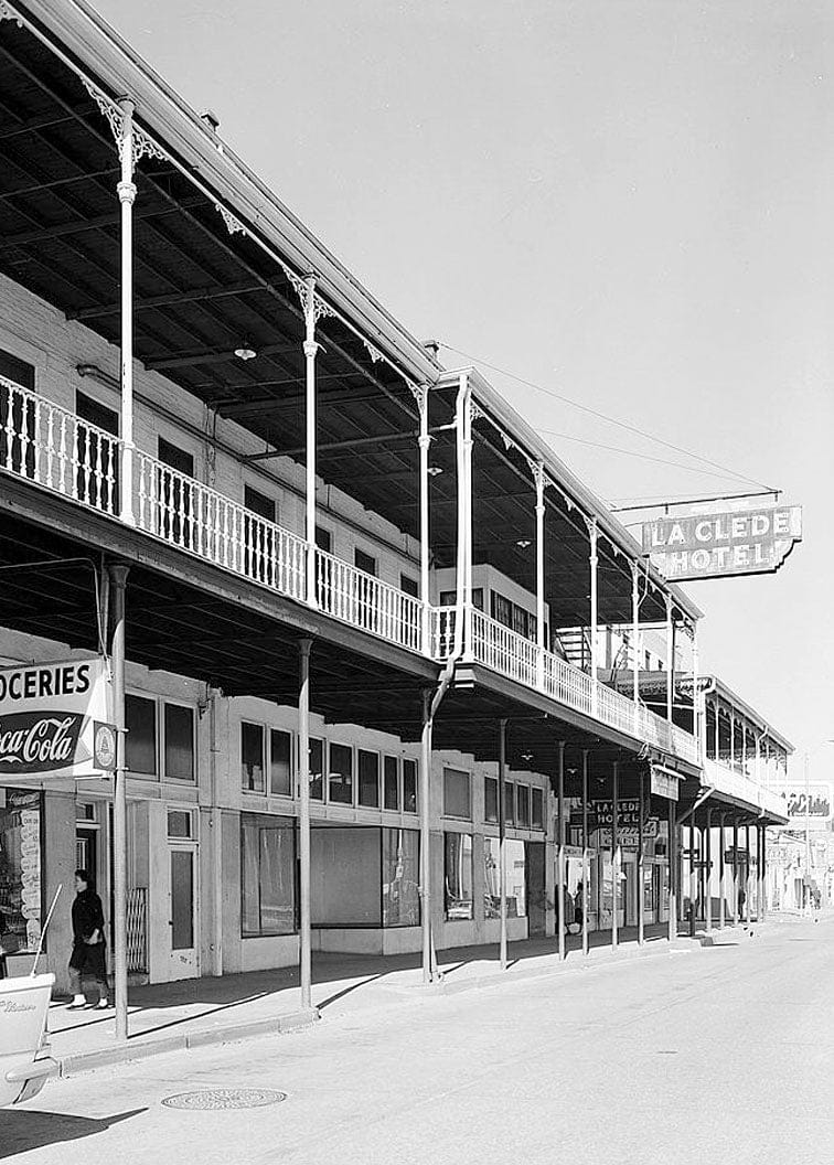 Historic Photo : LaClede Hotel, 150-160 Government Street, Mobile, Mobile County, AL 1 Photograph