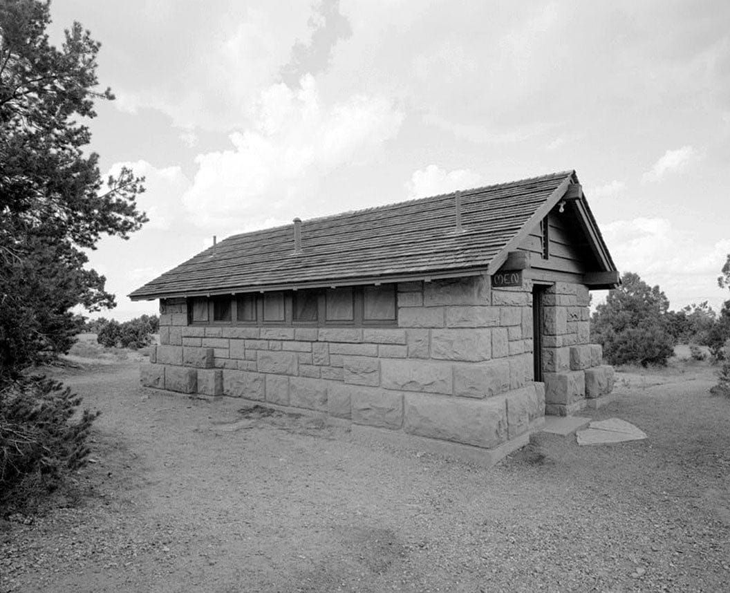 Historic Photo : Saddlehorn Area, Comfort Station, Loop A of campground, Fruita, Mesa County, CO 1 Photograph