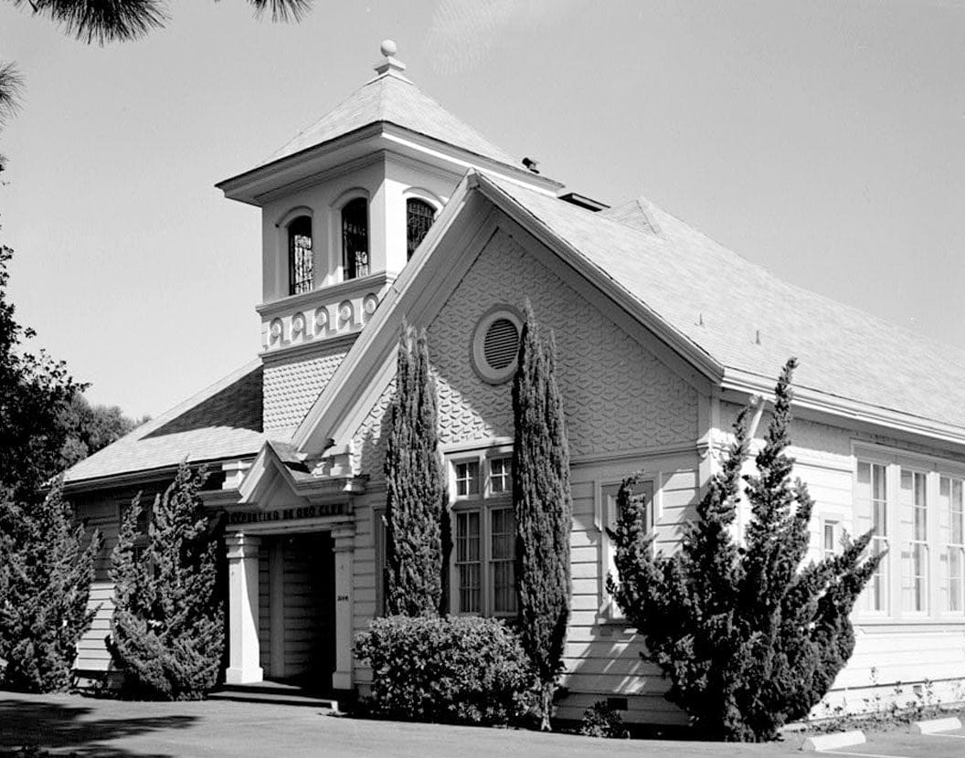Historic Photo : Collins School, 20441 Homestead Avenue, Cupertino, Santa Clara County, CA 2 Photograph