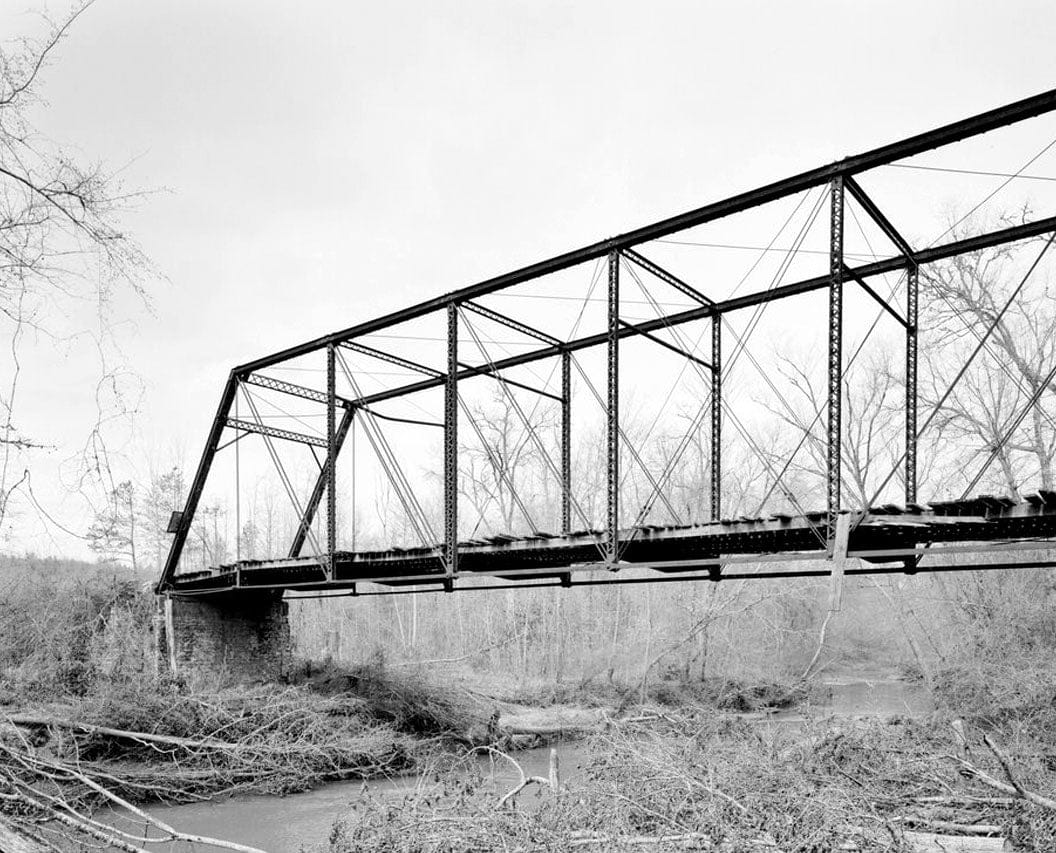 Historic Photo : Blackwell Bridge, Heardmont Vicinity, County Road 244, Heardmont, Elbert County, GA 1 Photograph