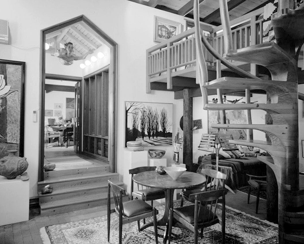 Historic Photo : Sam & Alfreda Maloof Compound, Main Residence & Workshop, 9553 Highland Avenue, Rancho Cucamonga, San Bernardino County, CA 7 Photograph