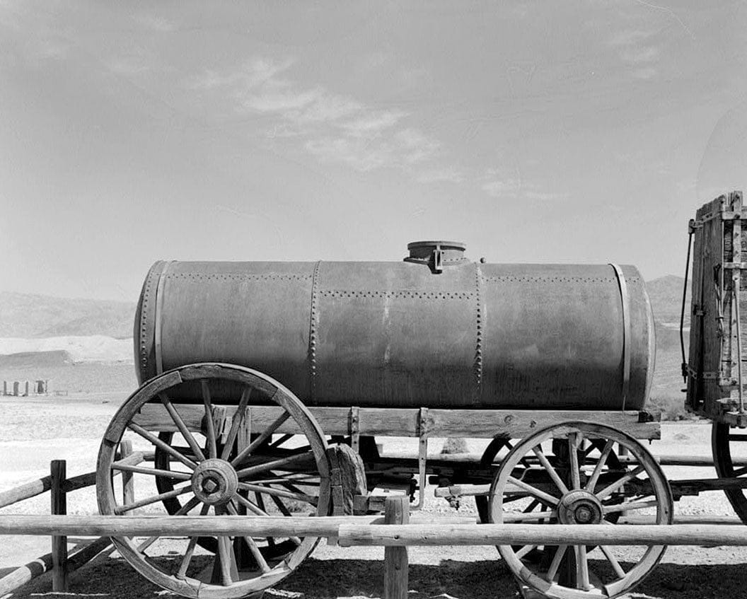 Historic Photo : Twenty Mule Team Borax Wagons, Death Valley Junction, Inyo County, CA 2 Photograph