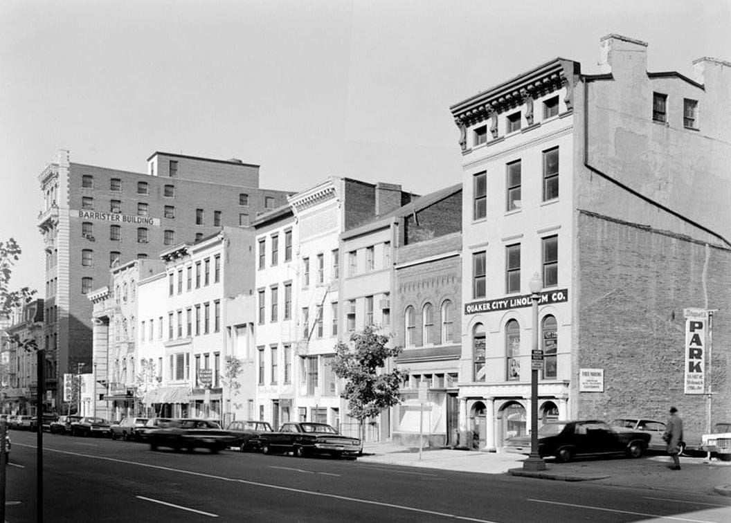 Historic Photo : F Street Northwest, 600 Block (Commercial Buildings), Washington, District of Columbia, DC 1 Photograph