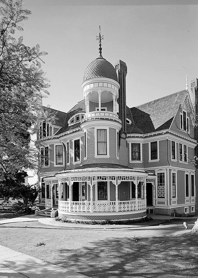 Historic Photo : Long-Waterman House, 2408 First Avenue, San Diego, San Diego County, CA 3 Photograph