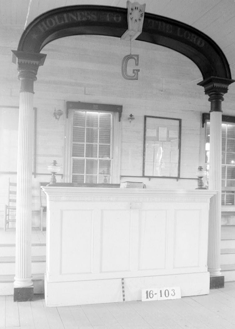 Historic Photo : Masonic Hall, U.S. Highway 84 (moved from AL, Claiborne), Perdue Hill, Monroe County, AL 3 Photograph