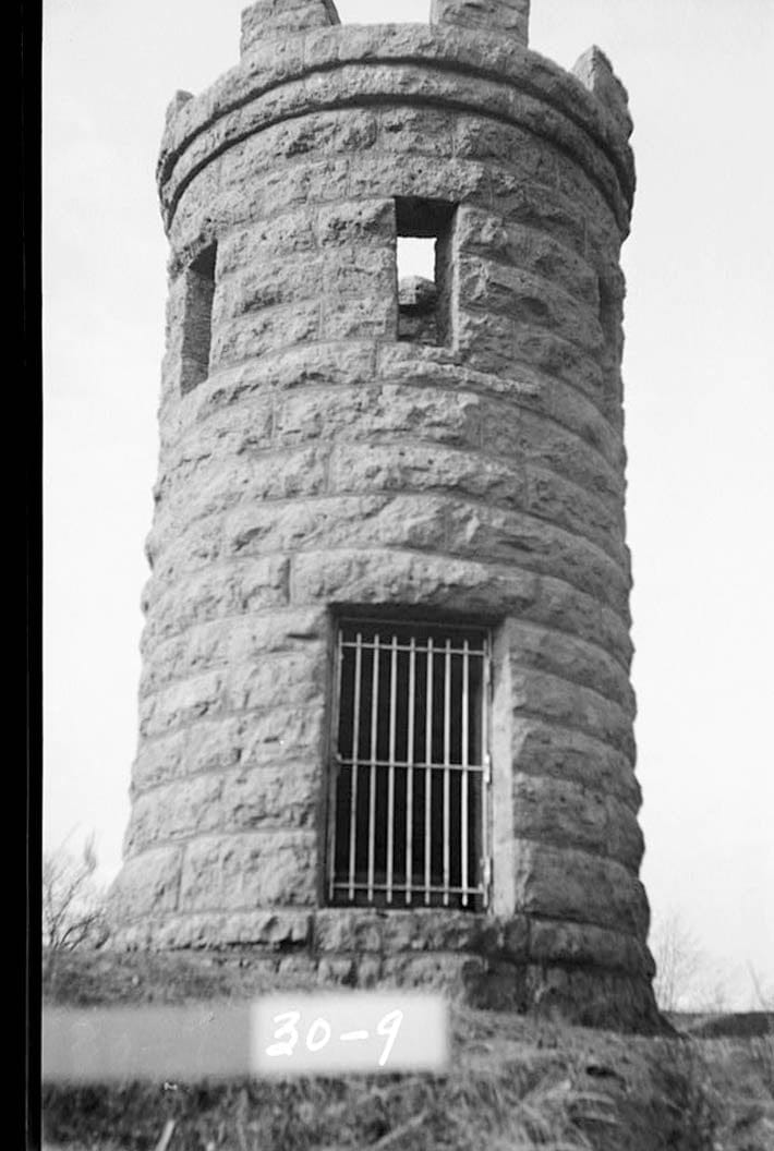 Historic Photo : Julien Dubuque Monument (Grave), Mississippi River Vicinity, Julien Dubuque Drive, Dubuque, Dubuque County, IA 2 Photograph