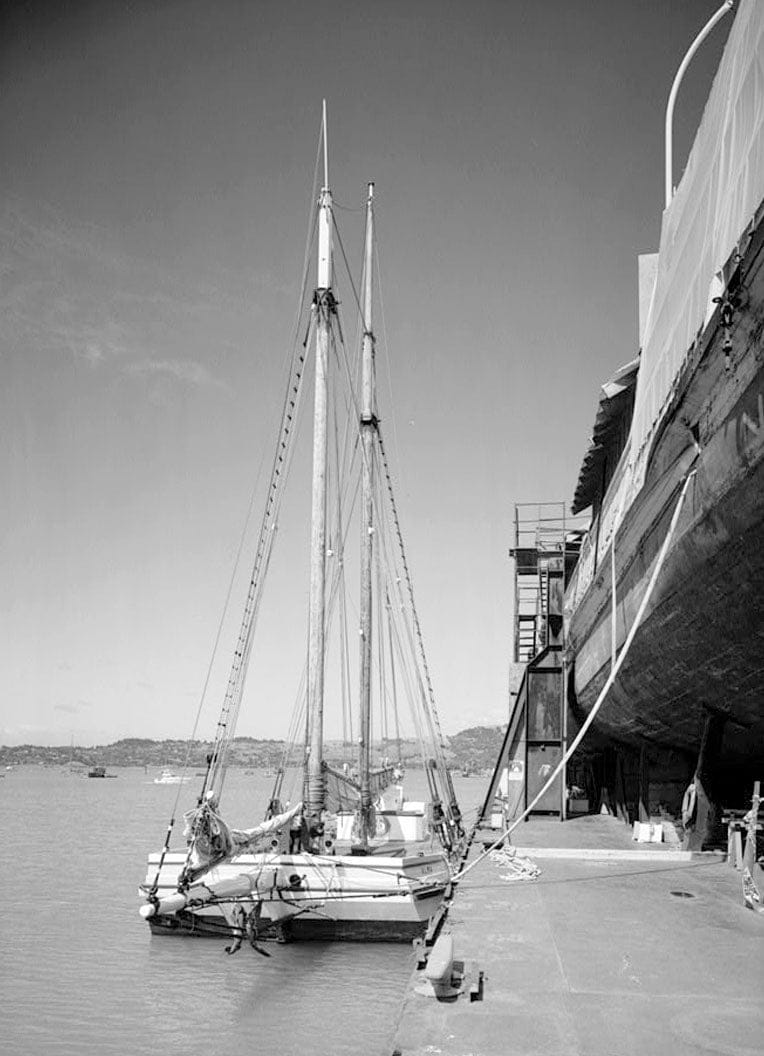 Historic Photo : Scow Schooner ALMA, Hyde Street Pier, San Francisco, San Francisco County, CA 7 Photograph