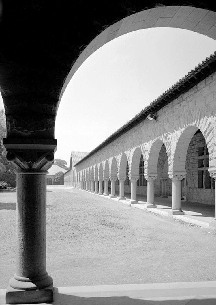 Historic Photo : Stanford University Quadrangle, Stanford University Campus, Stanford, Santa Clara County, CA 17 Photograph
