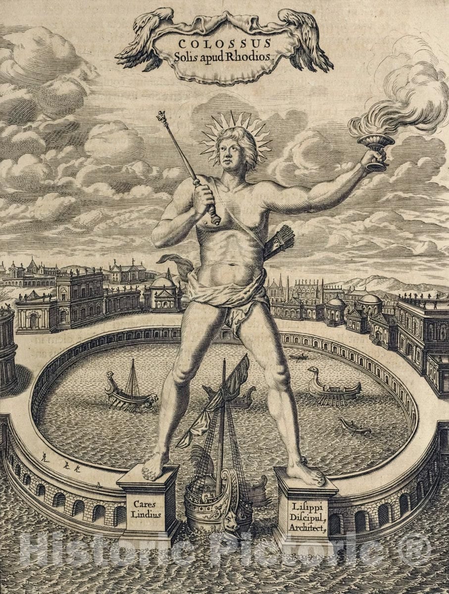 Art Print : 1679, Arx Babylonica A Semiramide, exstructa. - Vintage Wall Art