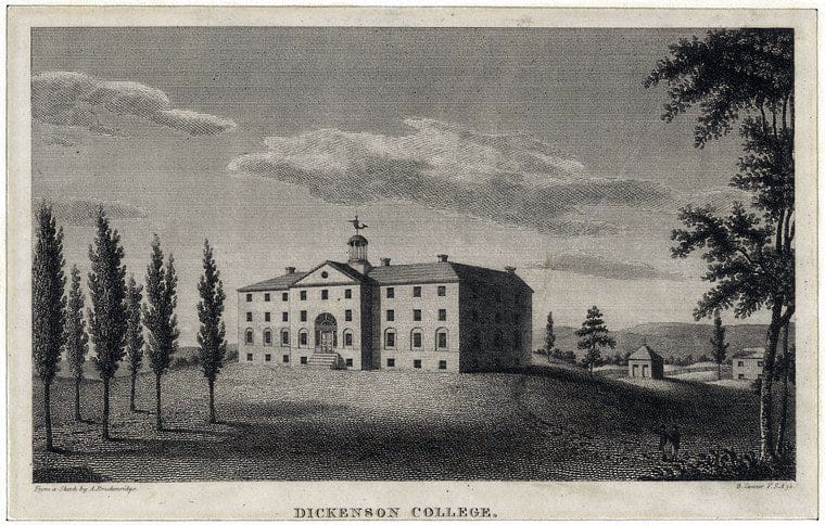 Art Print : Dickinson College. - Vintage Wall Art