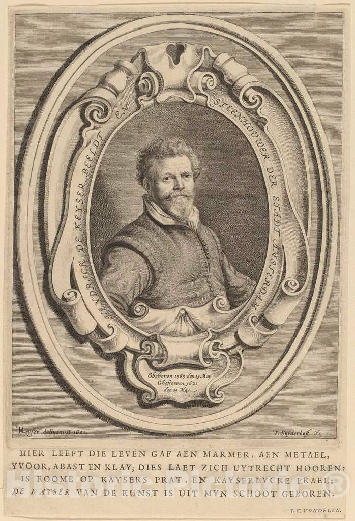 Art Print : Suyderhoff After de Keyser, Hendrick de Keyser - Vintage Wall Art