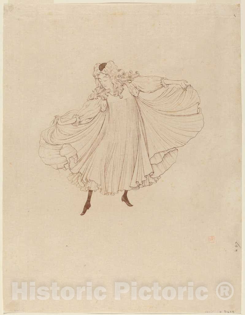 Art Print : Théo Van Rysselberghe, Loïe Fuller, 1893 - Vintage Wall Art