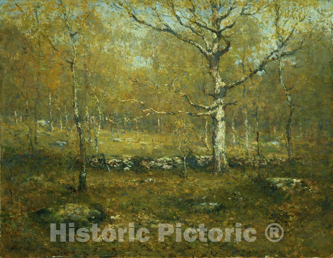 Art Print : Henry Ward Ranger - Spring Woods : Vintage Wall Art