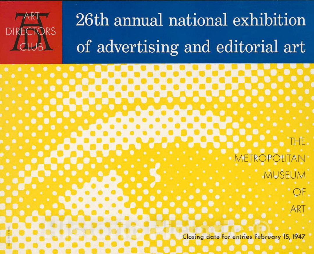Vintage Poster - 26th Annual National Exhibition of Advertising and Editorial Art, Historic Wall Art