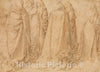 Art Print : Antonello da Messina - Drawing : Vintage Wall Art