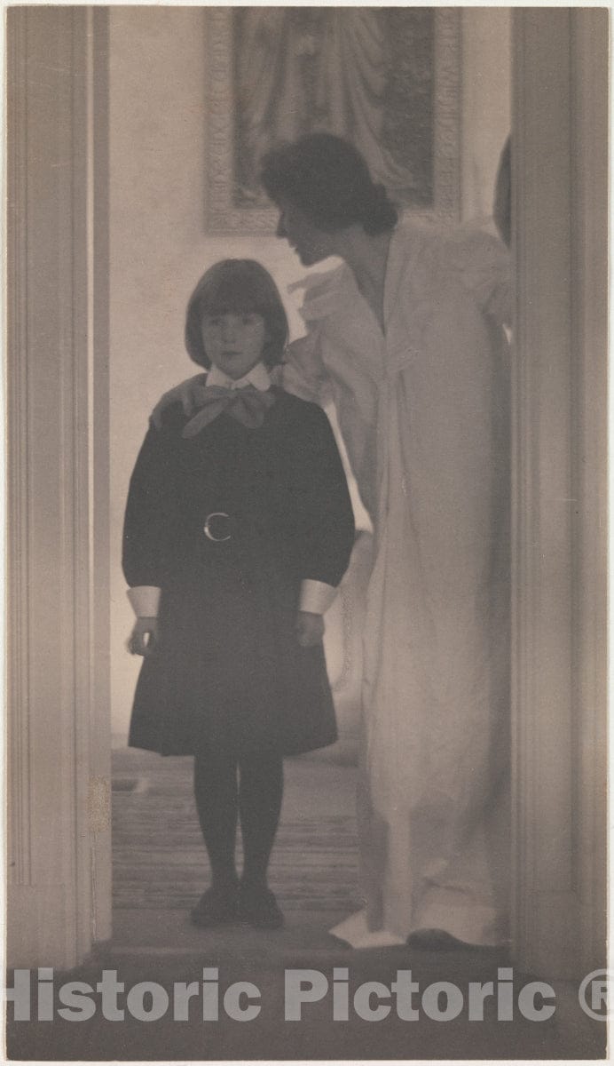 Photo Print : Gertrude Käsebier - Blessed Art Thou Among Women : Vintage Wall Art
