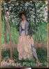 Art Print : Claude Monet - The Stroller (Suzanne Hoschedé, Later Mrs. Theodore Earl Butler, 1868–1899) : Vintage Wall Art