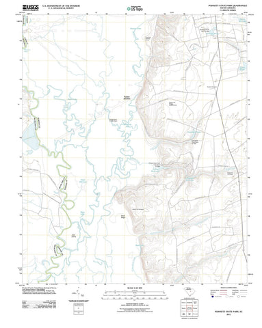 2011 Poinsett State Park, SC - South Carolina - USGS Topographic Map