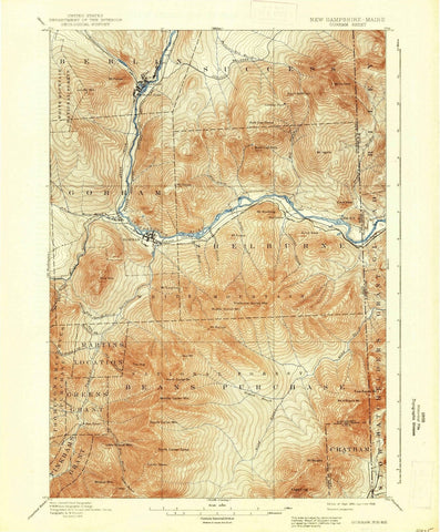 1893 Gorham, NH - New Hampshire - USGS Topographic Map