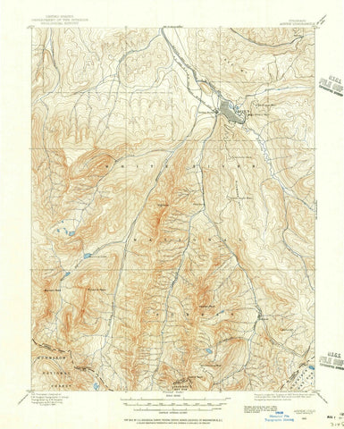 1893 Aspen, CO - Colorado - USGS Topographic Map
