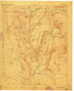 1892 Jemez, NM - New Mexico - USGS Topographic Map
