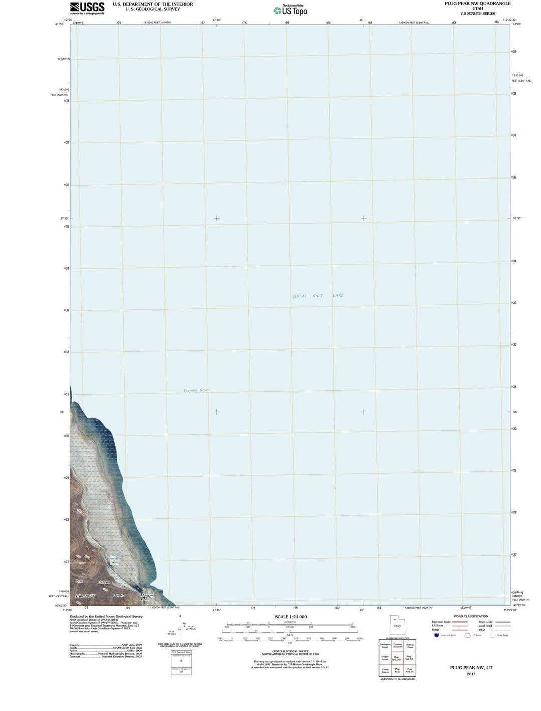 2011 Plug Peak, UT - Utah - USGS Topographic Map v2