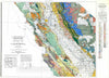 Historic Map : 1940 State of California : Vintage Wall Art