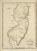 Historic 1794 Map - A Map Of New Jersey, From The Best Authorities. - United States - Vintage Wall Art