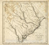 Historic 1794 Map - A Map Of South Carolina, From The Best Authorities. - United States - - Vintage Wall Art