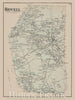 Historic 1873 Map - Howell [Township] - Monmouth Couty (N.J.) - New Jersey - Monmouth County Atlases Of The United States - Atlas Of Monmouth Co, New Jersey. - Vintage Wall Art