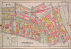 Historic Map - 1911 Newark, New Jersey (N.J.), V. 1, Double Page Plate No. 7 [State St, Grant St, Passaic River, Lombardy St, James St, Boyden St.] - Vintage Wall Art