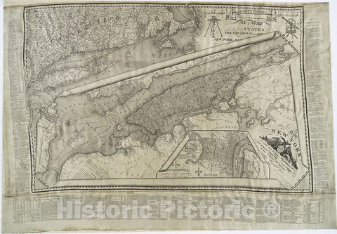 Historic Map - 1821 A Map Of The States Of Connecticut And Rho[De Islan] D With Pa[Rt Of] New-York, Ma[Ssachusetts And New Jers] Ey - Vintage Wall Art
