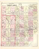 Historic 1887 Map - Colby's Atlas of The State of Maine - Colby's Maps of The Timber Lands of Maine No. 3