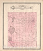 Historic 1897 Map - Standard Atlas of Macon County, Missouri : Including a plat Book of The Villages, Cities and townships of The County, map of The State - Narrows Township