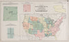Historic 1917 Map - Atlas of Allamakee County, Iowa - Showing The Principal Meridians and Base Lines in The United States