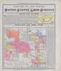 Historic 1900 Map - Standard Atlas of Audubon County, Iowa - Analysis of The System of United States Land Surveys