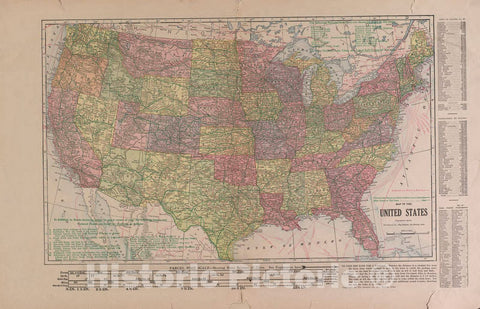 Historic 1917 Map - Atlas and plat Book of Guthrie County, Iowa - Map of The United States - Standard Atlas of Guthrie County, Iowa