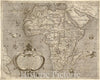 Historic 1600 Map - Africa.