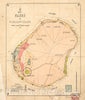 Historic 1926 Map - Map of Nauru or Pleasant Island