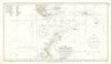 Map : Drake Passage 1964, Antique Vintage Reproduction