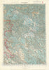 Map : Laibach (Ljubljana), Slovenia Austria 1914, Generalkarte von Mitteleuropa, Antique Vintage Reproduction