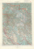 Map : Laibach (Ljubljana), Slovenia 1914 1, Generalkarte von Mitteleuropa, Antique Vintage Reproduction